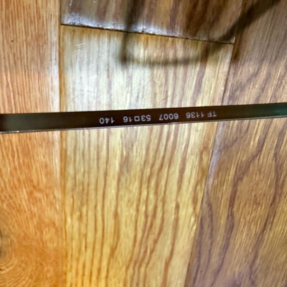 Tiffany and Co. Cat-Eye Glasses with Rose Gold Frame w/black accents. - Picture 6 of 9